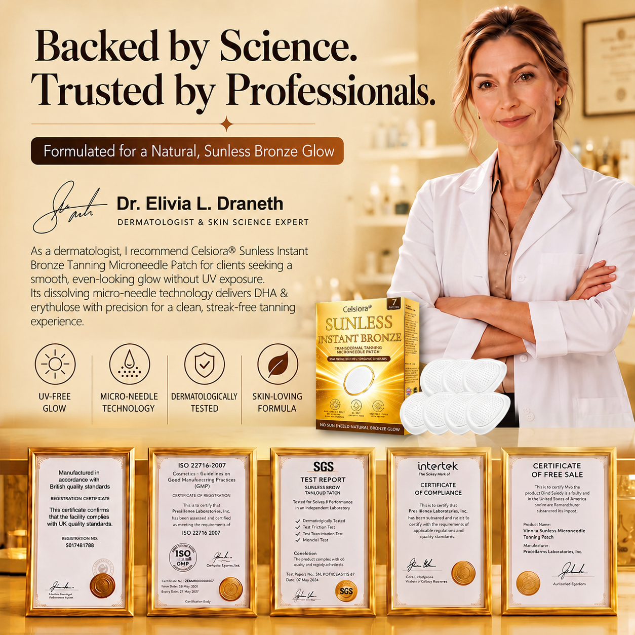☀️ Celsiora® 𝐒𝐮𝐧𝐥𝐞𝐬𝐬 𝐈𝐧𝐬𝐭𝐚𝐧𝐭 𝐁𝐫𝐨𝐧𝐳𝐞 𝐓𝐚𝐧𝐧𝐢𝐧𝐠 𝐌𝐢𝐜𝐫𝐨𝐧𝐞𝐞𝐝𝐥𝐞 𝐏𝐚𝐭𝐜𝐡