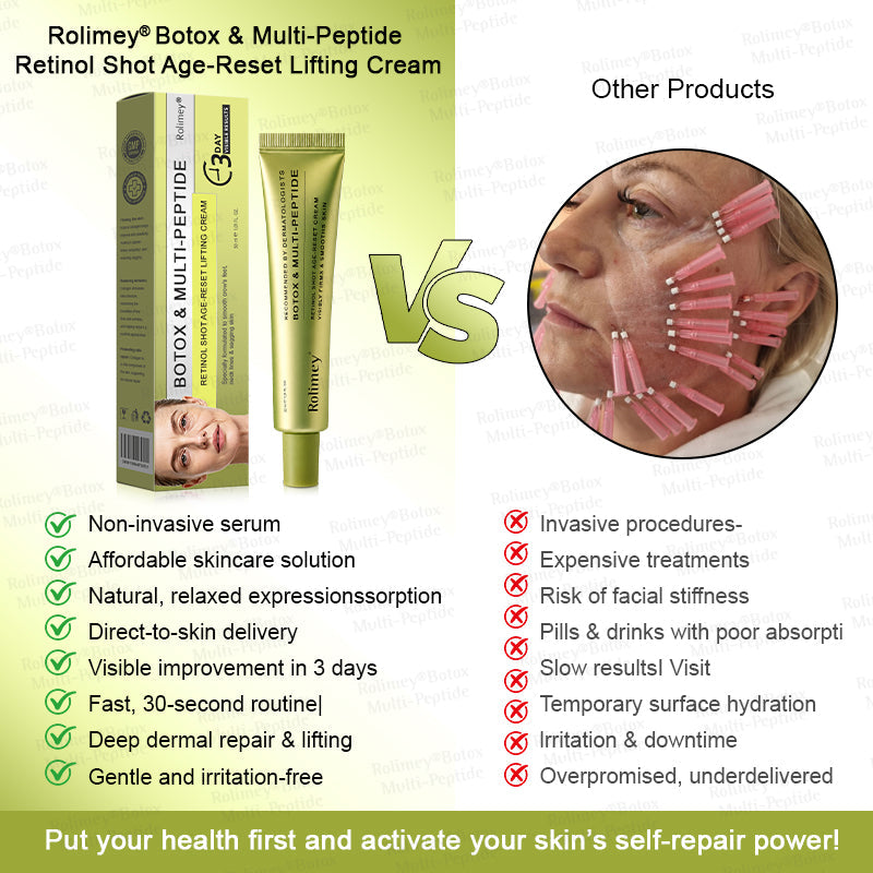 🏅🌿🎊Rolimey® Multi-Peptide Retinol Shot Wrinkle-Lift Cream
