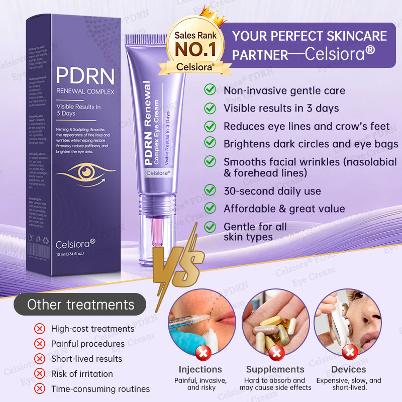 💄✨Celsiora® PDRN Renewal Complex Eye Cream | Wrinkles, Puffiness & Dark Circles