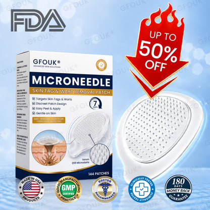 🧶GFOUK® 7-Day MicroNeedle Wart & Skin Tag Removal Patch
