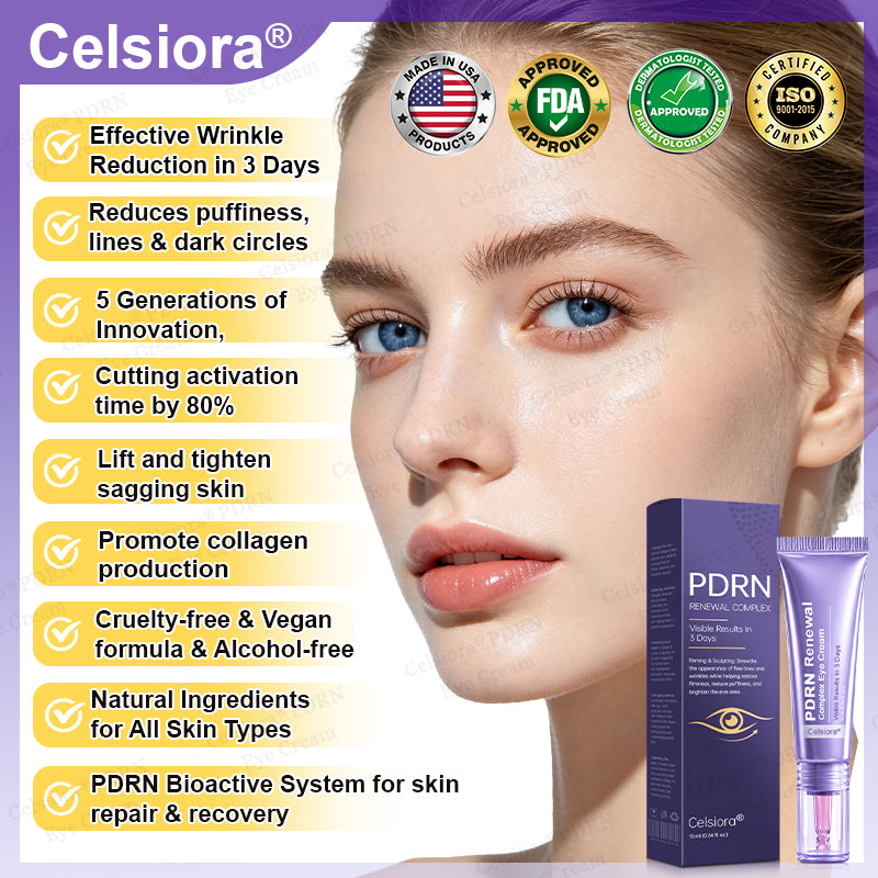 💄✨Celsiora® PDRN Renewal Complex Eye Cream | Wrinkles, Puffiness & Dark Circles