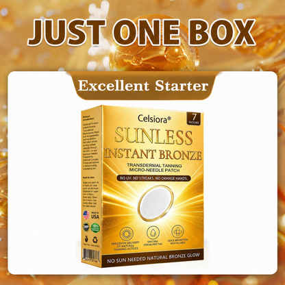 ☀️ Celsiora® 𝐒𝐮𝐧𝐥𝐞𝐬𝐬 𝐈𝐧𝐬𝐭𝐚𝐧𝐭 𝐁𝐫𝐨𝐧𝐳𝐞 𝐓𝐚𝐧𝐧𝐢𝐧𝐠 𝐌𝐢𝐜𝐫𝐨𝐧𝐞𝐞𝐝𝐥𝐞 𝐏𝐚𝐭𝐜𝐡