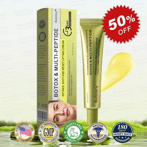 🏅🌿🎊Rolimey® Multi-Peptide Retinol Shot Wrinkle-Lift Cream